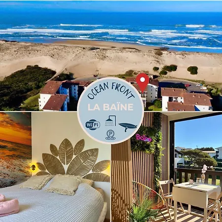 Apartamento La Baine Prestige Ocean, Vue Dune, Acces Prive, Parking & Wifi 50m Surf